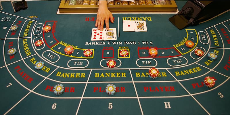 Luật rút thêm bài trong game Baccarat tại Kubet88